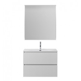 BelBagno Тумба с раковиной Uno mini 80 подвесная Bianco Opaco с раковиной BB-8099-3-80