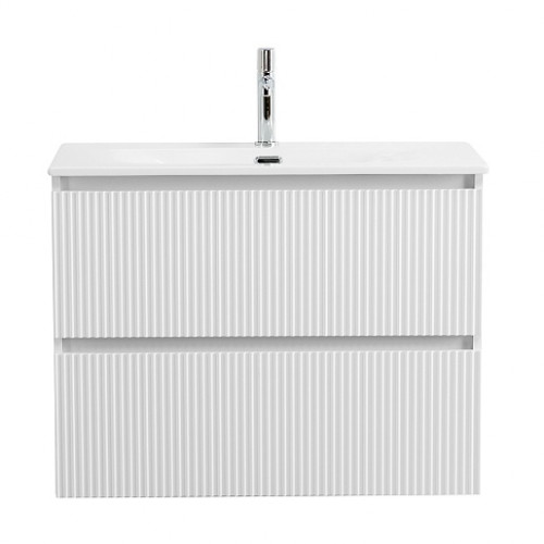 BelBagno Тумба с раковиной Uno mini 80 подвесная Bianco Opaco с раковиной BB-8099-3-80