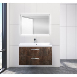 BelBagno Тумба с раковиной AURORA 900 Metallo Vintage, ручки хром