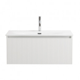 BelBagno Тумба с раковиной Uno 80 подвесная Bianco Opaco с раковиной BB-8099-3-80