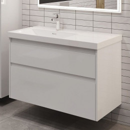 Aquanet Мебель для ванной Nova Lite 2.0 90 L подвесная белая