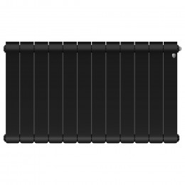 Радиатор биметаллический Royal Thermo Infinity 500 Noir Sable 12 секций, боковое подключение