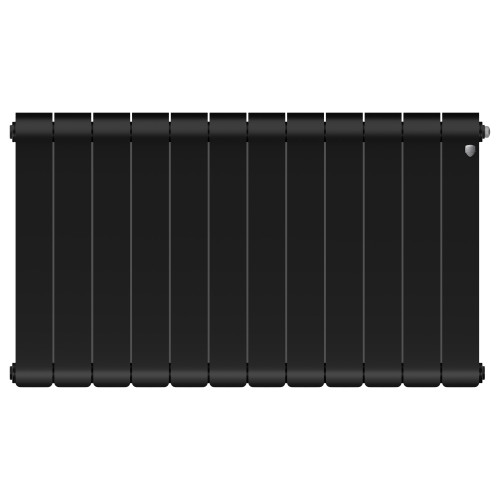 Радиатор биметаллический Royal Thermo Infinity 500 Noir Sable 12 секций, боковое подключение
