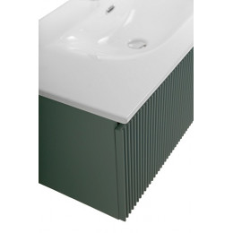 BelBagno Тумба с раковиной Uno 100 с 1 ящиком подвесная Еловый матовый с раковиной BB-8099-100