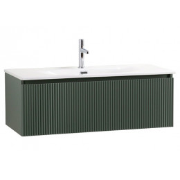 BelBagno Тумба с раковиной Uno 100 с 1 ящиком подвесная Еловый матовый с раковиной BB-8099-100