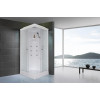 Royal Bath Душевая кабина HP RB 90HP2-M 90x90 с г/м стекло матовое профиль белый