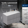 Aquanet Мебель для ванной Джейн 2.0 100 Flat подвесная графит матовый
