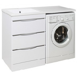 Runo Тумба с раковиной Орион 120 R белый