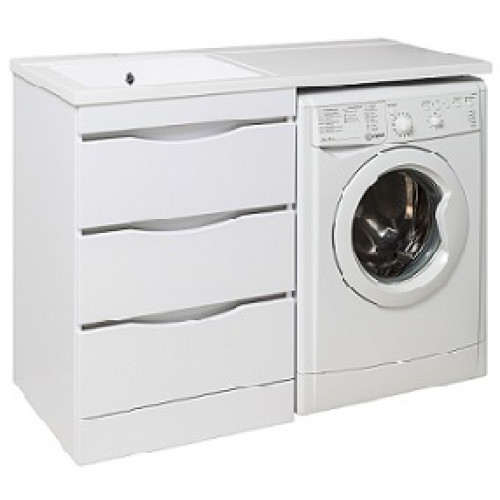 Runo Тумба с раковиной Орион 120 R белый