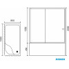 Royal Bath Душевой уголок RB 8100ВP-T L