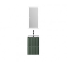 BelBagno Тумба с раковиной Uno mini 40 подвесная Еловый матовый с раковиной BB-8099-3-40