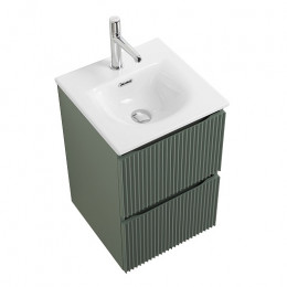 BelBagno Тумба с раковиной Uno mini 40 подвесная Еловый матовый с раковиной BB-8099-3-40