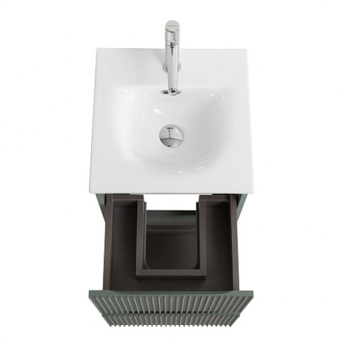 BelBagno Тумба с раковиной Uno mini 40 подвесная Еловый матовый с раковиной BB-8099-3-40