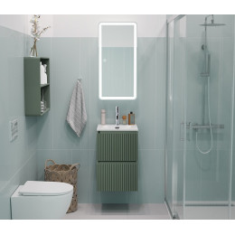 BelBagno Тумба с раковиной Uno mini 40 подвесная Еловый матовый с раковиной BB-8099-3-40