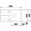 Мойка Blanco Metra 5 S-F 519104 кофе