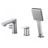 Смеситель на борт ванны Lemark Bronx LM3745GM графит
