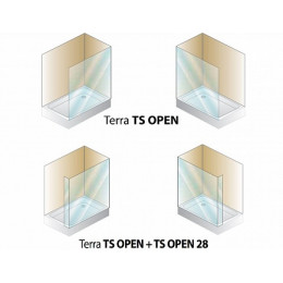 Kolpa San Душевая перегородка Terra TS Open 110