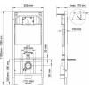 Инсталляция для унитаза Berges Novum 040243 с клавишей S3 хром