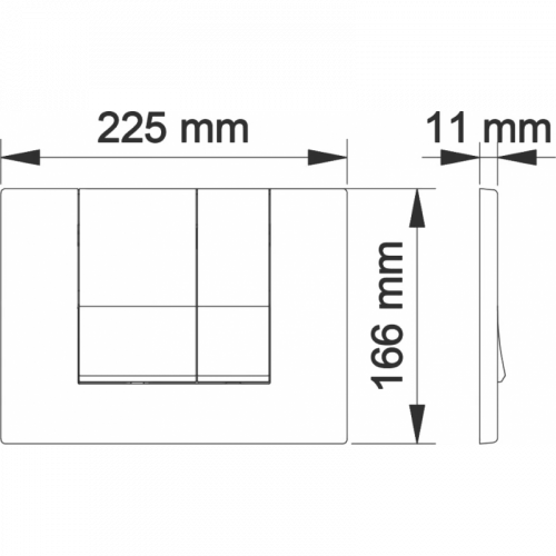 Инсталляция для унитаза Berges Novum 040243 с клавишей S3 хром