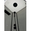Royal Bath Душевая кабина FATO RB 90CK-TG-BL 90x90 стекло прозрачное профиль черный матовый