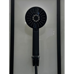 Royal Bath Душевая кабина FATO RB 90CK-TG-BL 90x90 стекло прозрачное профиль черный матовый