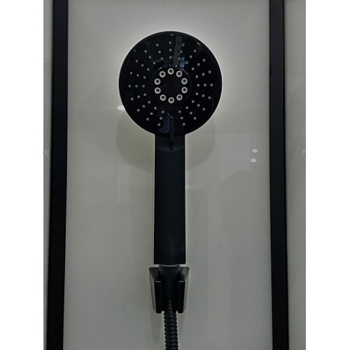 Royal Bath Душевая кабина FATO RB 90CK-TG-BL 90x90 стекло прозрачное профиль черный матовый