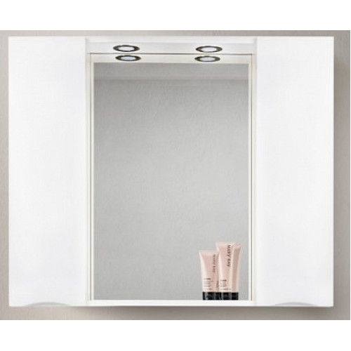 BelBagno Зеркало-шкаф MARINO-SPC-1000/750-2A-BL-P Bianco Lucido