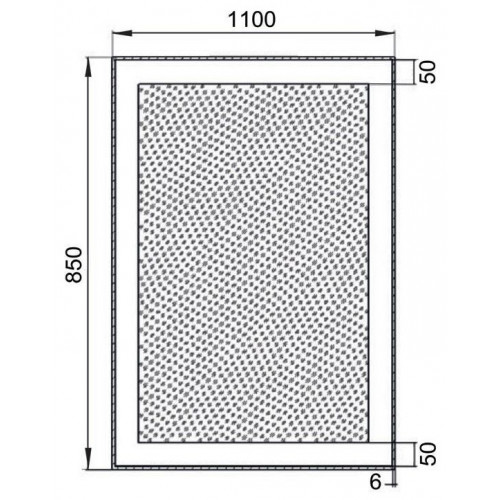Зеркало Aquanet Алассио 11085 LED