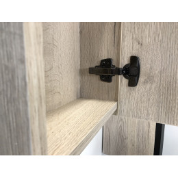 Зеркальный шкаф Comforty Бонн-90 00-00001951 дуб дымчатый