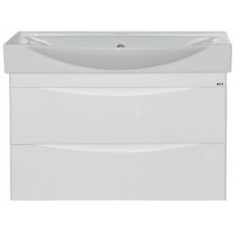 Misty Мебель для ванной Элвис 85 L подвесная белая