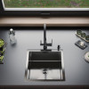 Мойка для кухни Gerhans K34444B 44x44 графит