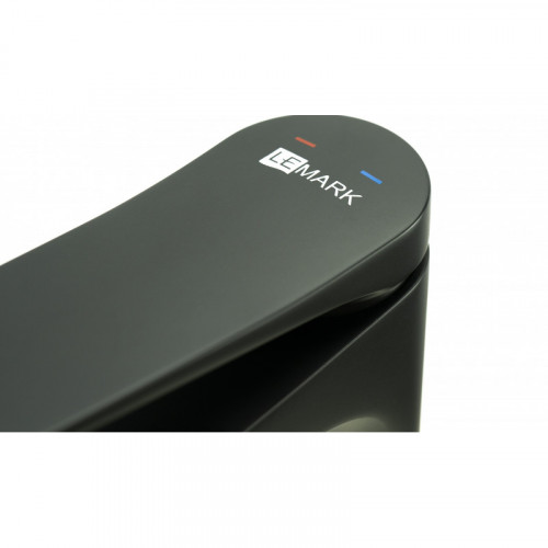 Смеситель для раковины Lemark Bronx LM3709BL черный матовый