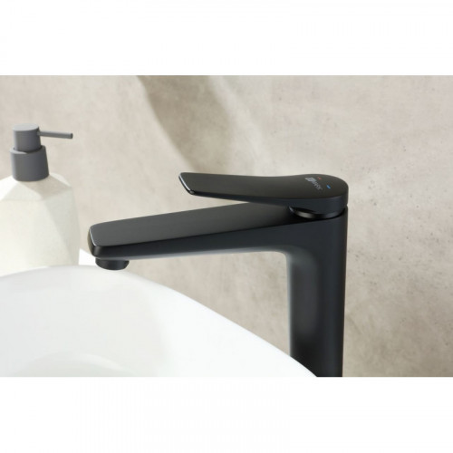 Смеситель для раковины Lemark Bronx LM3709BL черный матовый
