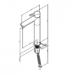 Смеситель для раковины AM.PM X-Joy F85A92022 черный