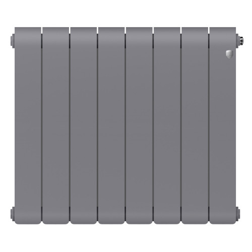 Радиатор биметаллический Royal Thermo Infinity 500 Silver Satin 8 секций, боковое подключение