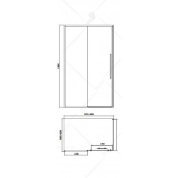Душевой уголок RGW SV-42 32324270-11 100x70 см прямоугольный хром