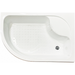 Royal Bath Душевой уголок RB 8120BK-C-BL 120х80х200 R