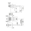 Смеситель для раковины Paffoni Light LIG006HG70 золото медовое