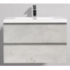 BelBagno Тумба с раковиной LUCE 800 Stucco Cemento Leggero