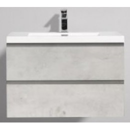 BelBagno Тумба с раковиной LUCE 800 Stucco Cemento Leggero