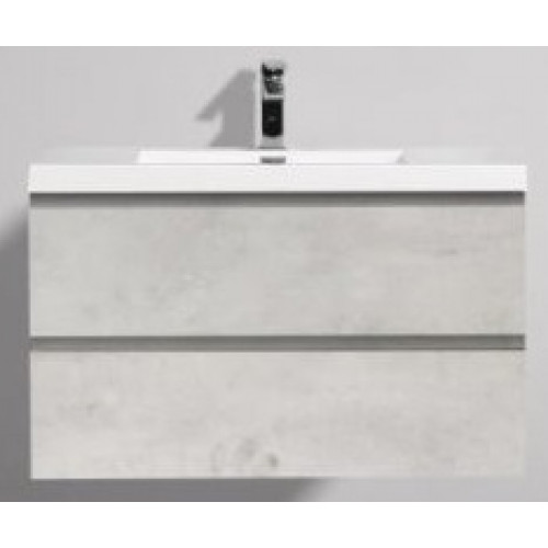 BelBagno Тумба с раковиной LUCE 900 Stucco Cemento Leggero