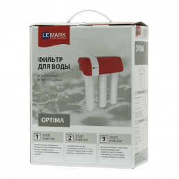 Смеситель для кухни Lemark Ursus LM7261BL086 с фильтром Optima хром/черный