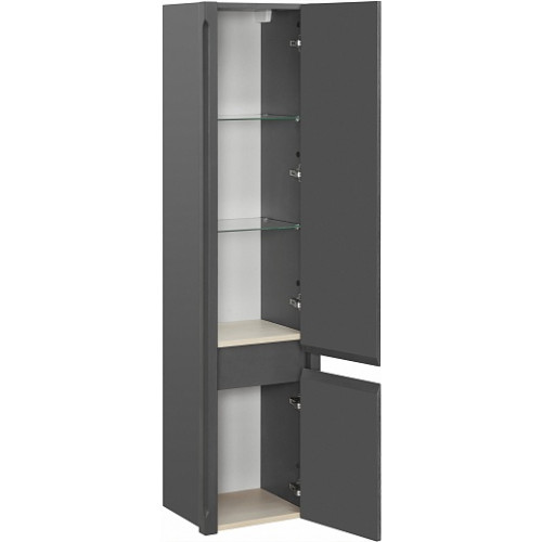 ASB-Woodline Шкаф пенал Лорена 40 подвесной grigio
