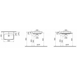 Vitra Раковина "Metropole" 5662B003-0001