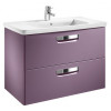 Roca Тумба с раковиной Gap 70 фиолетовая