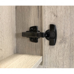 Зеркальный шкаф Comforty Бонн 75 графит/дуб дымчатый, 00-00008473