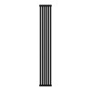 Трубчатый дизайн-радиатор Royal Thermo Shift Q30 C2180 6 секций, черный, боковое подключение