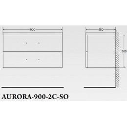 BelBagno Тумба с раковиной AURORA 900 Rovere Nebrasca Nature, ручки хром