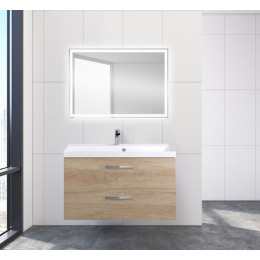 BelBagno Тумба с раковиной AURORA 900 Rovere Nebrasca Nature, ручки хром