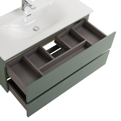 BelBagno Тумба с раковиной Kraft 100 подвесная Еловый матовый с раковиной BB-8099-100